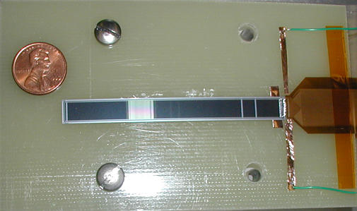 Narrow sensor in prototype module
