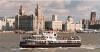 Liverpool waterfront and the Mersey Ferry