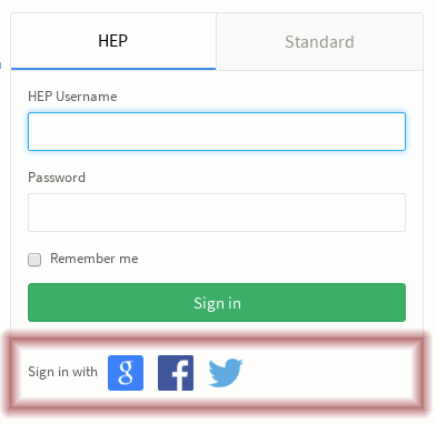 Social Media Login