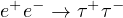 tau pair