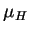 $ \mu_{H}$