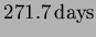 $ 271.7\ensuremath{\unskip\,\mathrm{days}}$