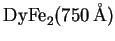$ \mathrm{DyFe}_{2}(750\,\mathrm{\AA{}})$