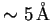 $ \sim5\ensuremath{\unskip\,\mathrm{\AA{}}}$